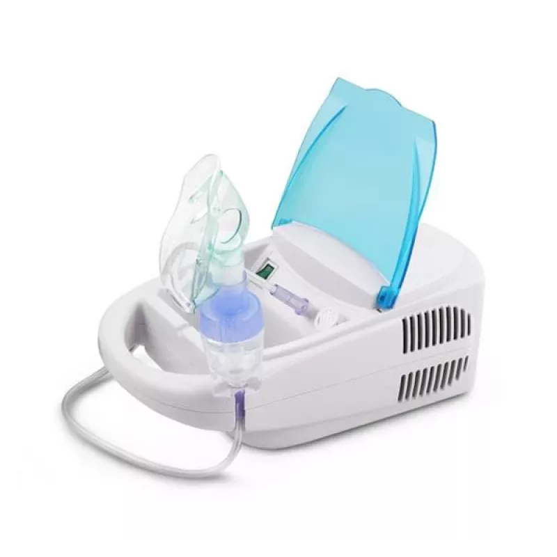 Lauapealne võrknebulisaator ESPERANZA ECN002 — 0,4 ml/min nebulisatsioon, 10 ml mahutavus, täiskasvanute ja laste maskid, suukorpus, 220 V