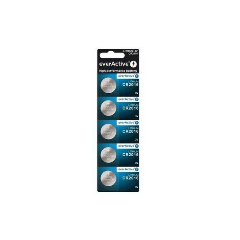 Liitiumpatareid Mini CR2016 blister 5 tk. - Patarei - CR2016 (CR20165BL) - Everactive