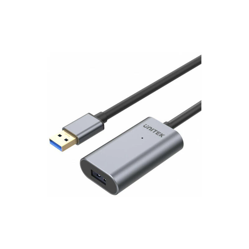 Unitek USB 3.0 active extension kaabel, 10m, Alu., Y-3005