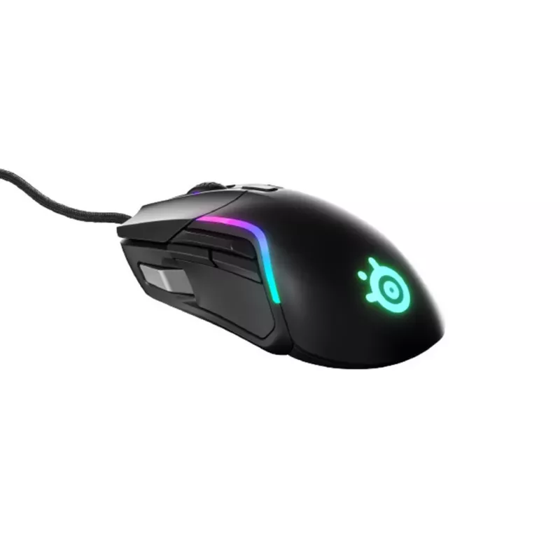 Mänguhiir STEELSERIES Rival 5 — paremakäeline, TrueMove Air andur, 18 000 DPI, 9 programmeeritavat nuppu, USB Type-A, IP54
