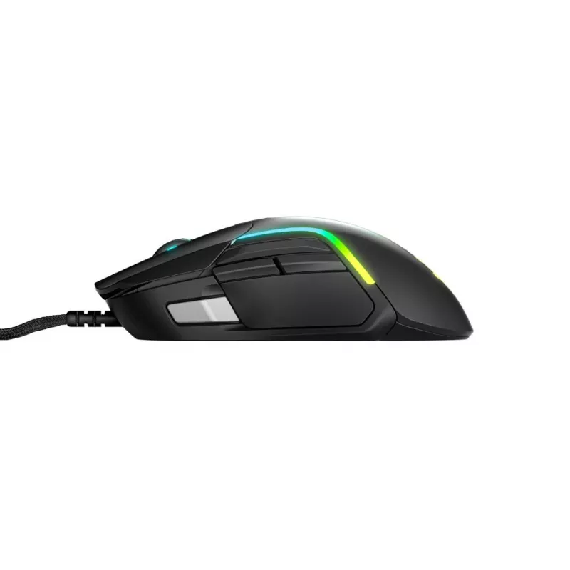 Mänguhiir STEELSERIES Rival 5 — paremakäeline, TrueMove Air andur, 18 000 DPI, 9 programmeeritavat nuppu, USB Type-A, IP54