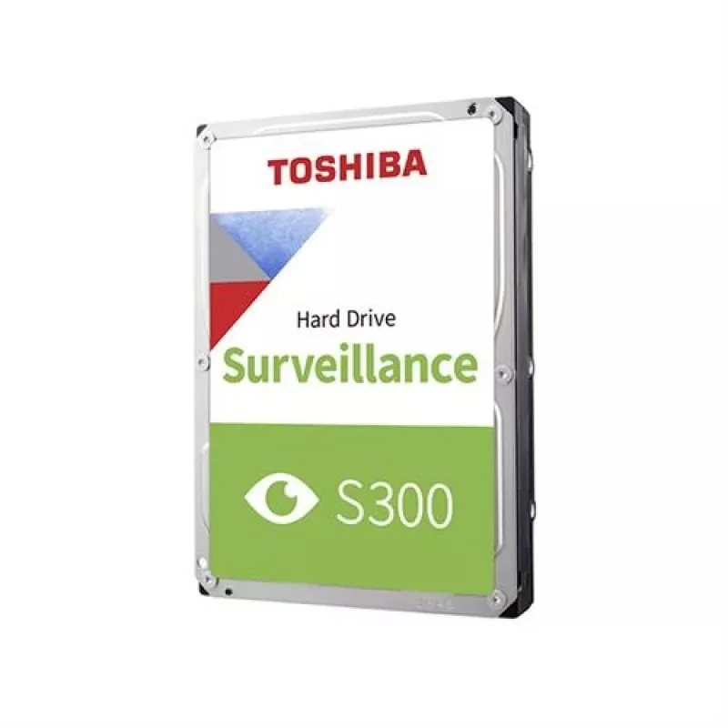 Toshiba S300 Surveillance 3,5-tolline sisemine kõvaketas SATA 6GB/s - 6TB, 5400RPM