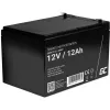 AGM-aku roheline Cell 12V 12Ah – suletud pliiaku (VRLA), 151×98×95 mm, 3,3 kg