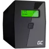 Green Cell UPS01LCD katkematu toiteallikas (UPS) Line-Interactive 0,6 kVA 360 W 2 AC-pistikupesa