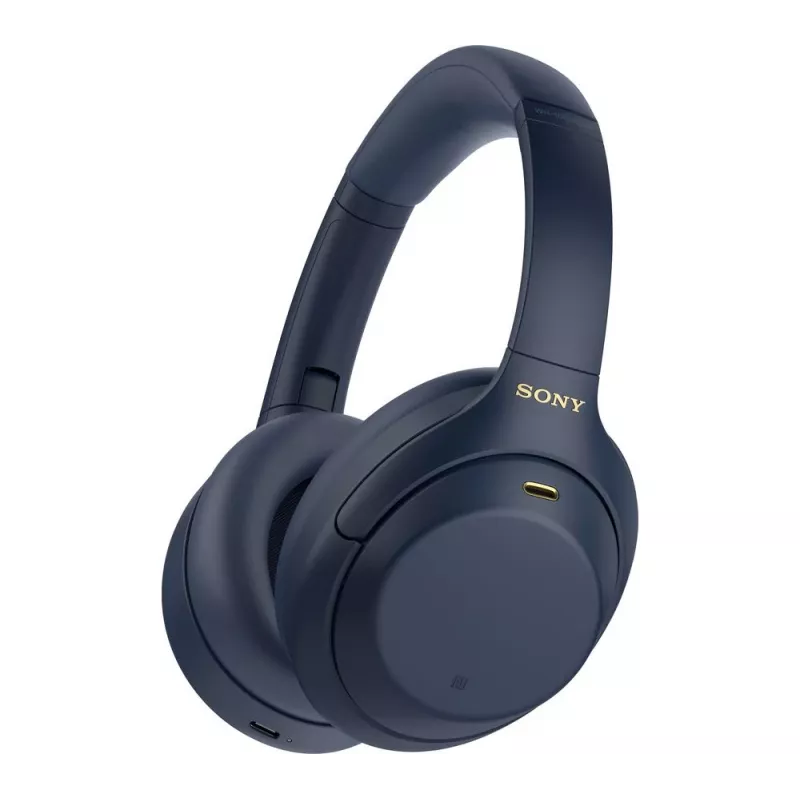 Kõrvaklapid Sony WH1000XM4L.CE7, ümberkõrva, juhtmega ja juhtmevaba (Bluetooth, USB-C), sinine, peavõru kandmisviis