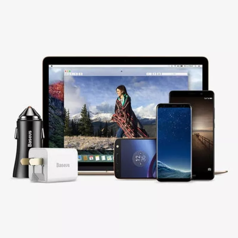 Baseus USB-isane USB-C-emane adaptermust