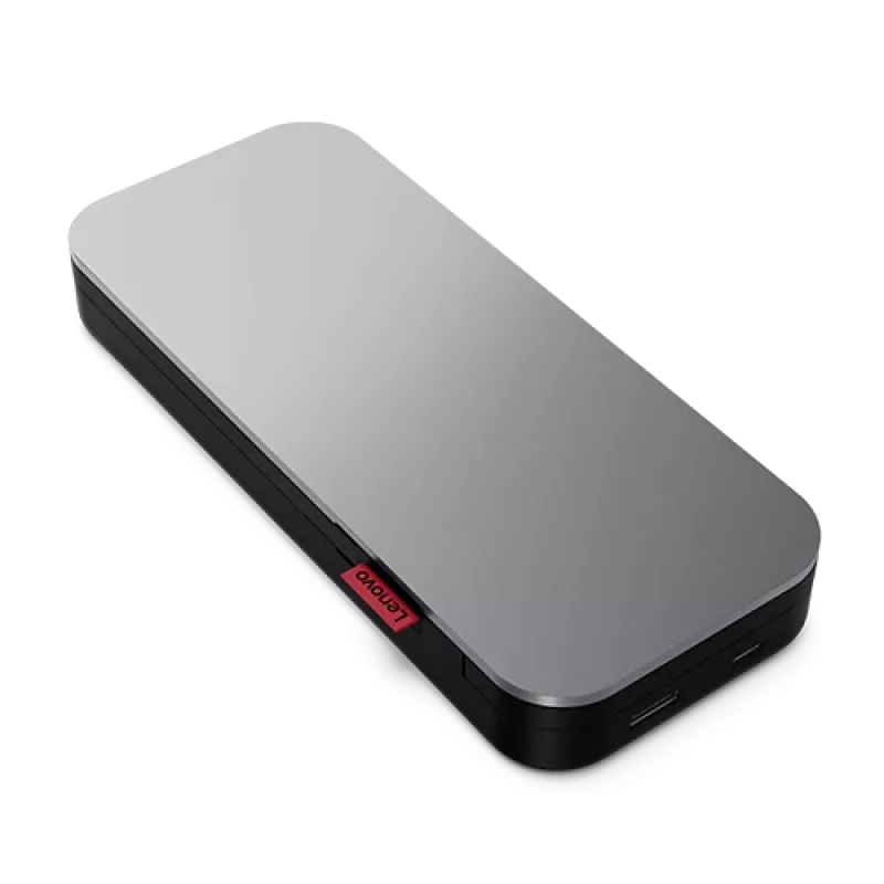 Lenovo Go USB-C sülearvuti akupank (20 000 mAh), liitium-ioon, must hall, USB A- ja C-tüüpi
