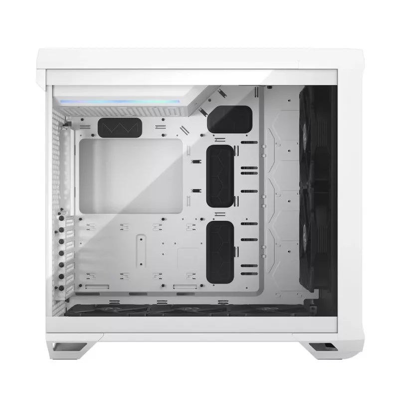 Torrent White TG Clear Tint 5xFan ATX