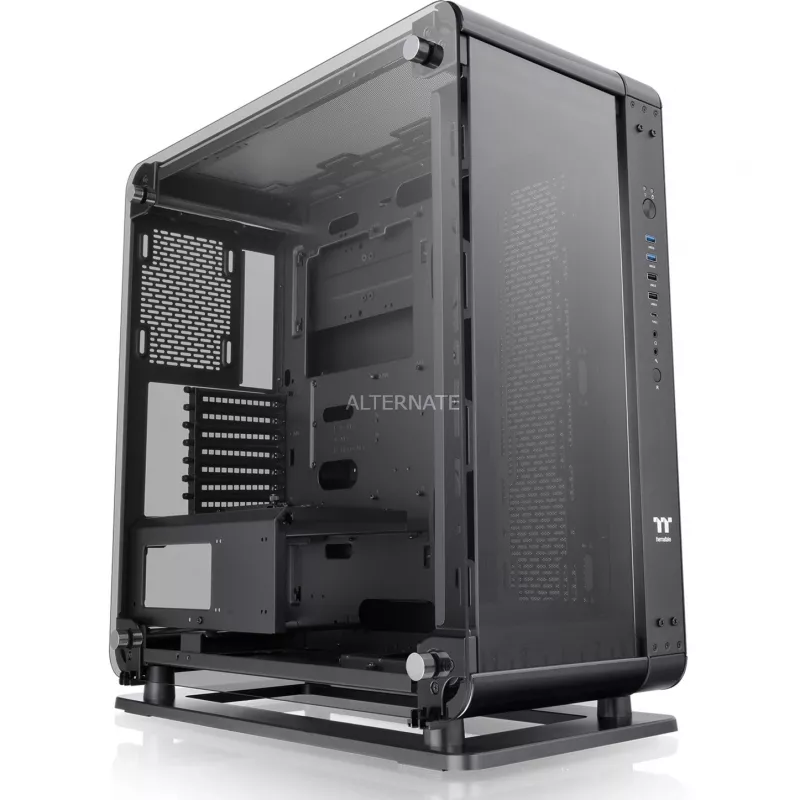 Arvuti korpus Thermaltake Core P6 karastatud klaasiga Midi Tower must