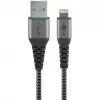 GOOBAY Lightning-kaabel 49268 — USB A-st Lightningusse, 1 m, 2.4A, hall / hõbedane