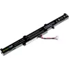 Aku roheline Cell AS77 ASUS sülearvutitele — Li-Ion 15 V, 2200 mAh, 4 elementi, must