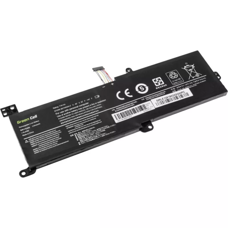 Aku roheline Cell LE125 Lenovo IdeaPadile (7,4 V, 3500 mAh, LiPo, must)