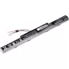 Aku roheline Cell AC51 Acer Aspire E15/E17 jaoks — Li-Ion 14,8 V 2200 mAh 4-elemendiline, must