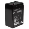 UPS-i aku roheline Cell AGM15, 6 V, 4 Ah, suletud pliiaku (VRLA), must, 680 g