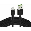 Lightning to USB-A kaabel roheline Cell KABGC12, 2 m, Lightning – USB A, Must