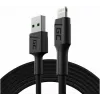 Lightning-kaabel roheline Cell KABGC18 — 2 m, Lightning USB-A-le, must