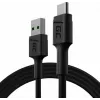 USB-kaabel roheline Cell KABGC22 USB 2.0 1,2 m USB A USB C Must