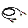 Kaabel 2X RCA/RCA isane -2X RCA/RCA isane 1,5