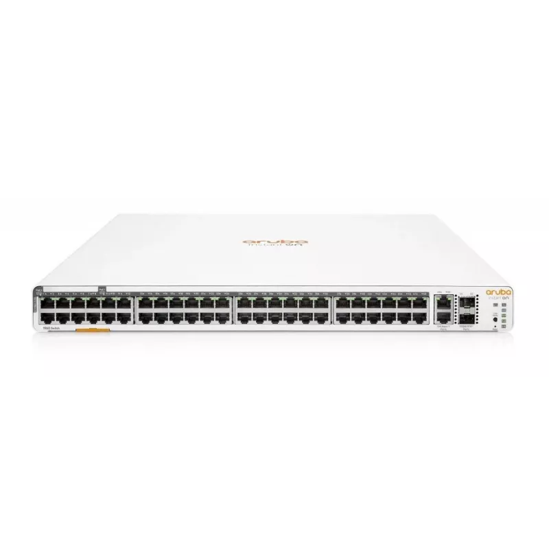 HPE Aruba Networking Instant On Switch 40p Gigabit CL4 8p Gigabit CL6 PoE 2p 10GBT 2p SFP+ 600W 1960