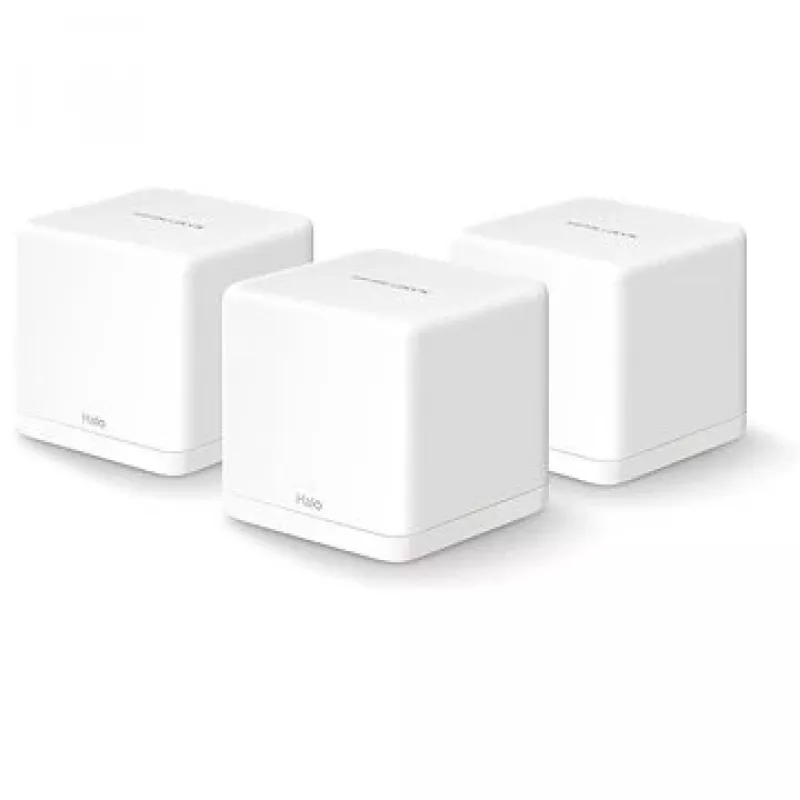 Roteador Wi-Fi Mesh Mercusys HALO H30G (3 Unid.) Gigabit AC1300