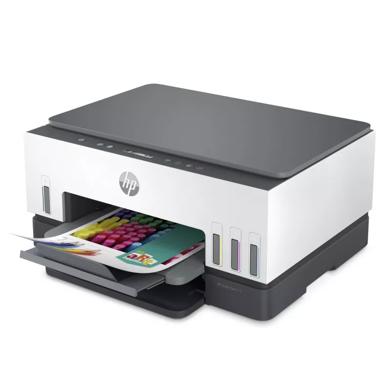 Multifunktsionaalne printer HP Smart Tank 670 — termoinkjet, värviline, A4, Wi‑Fi/Bluetooth, dupleks, 4800x1200 DPI
