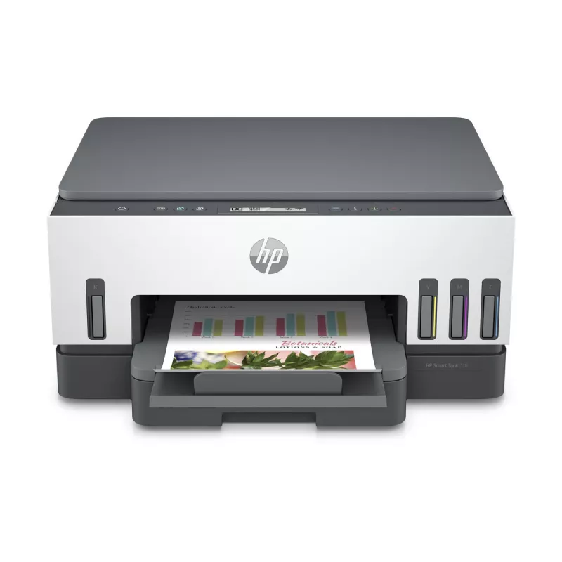 Multifunktsionaalne printer HP Smart Tank 720 — termoinkjet, värviline, A4, Wi‑Fi, dupleks, 4800x1200 dpi