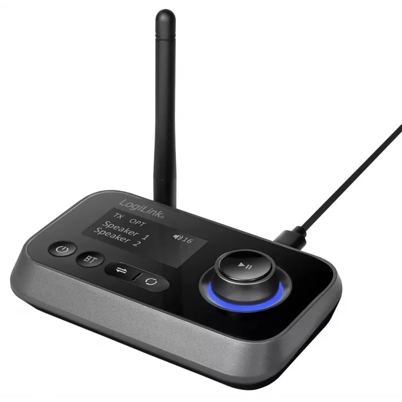 LogiLink BT0062 Bluetooth-heli saatja/vastuvõtja BT 5.0 10 m leviulatus