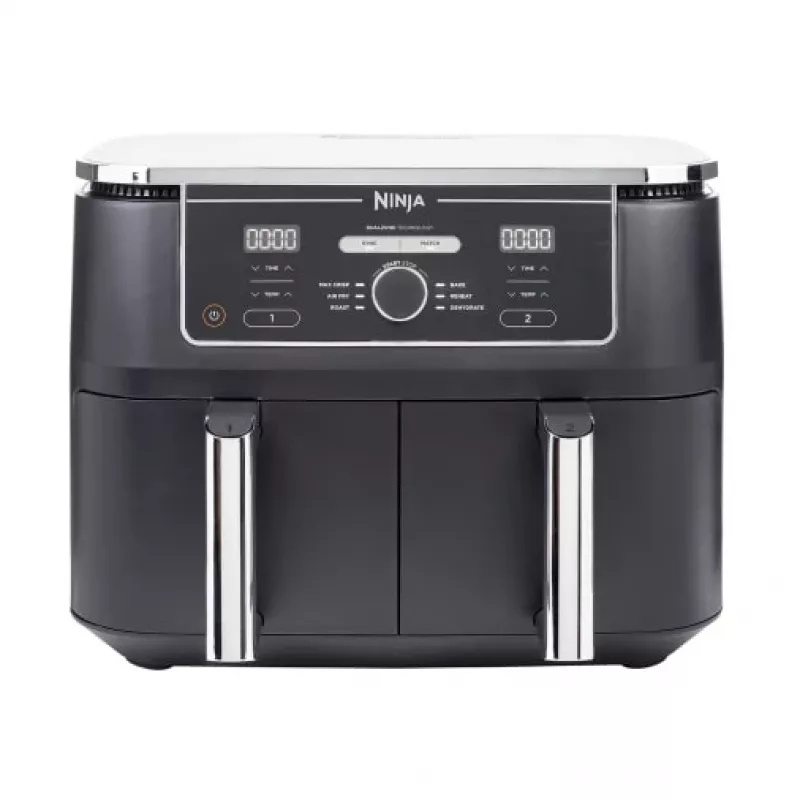 Ninja AF400EU fritüür Double 9,5 L Eraldiseisev 2470 W Kuumaõhufritüür Must