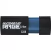 Patriot Memory Supersonic Rage Lite USB-mälupulk 32 GB USB Type-A 3.2 Gen 1 (3.1 Gen 1) Must, Sinine
