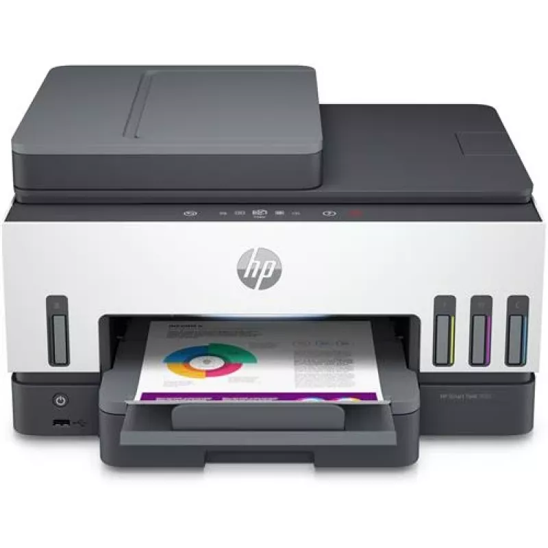 HP Smart Tank 7605 juhtmevaba mitmeotstarbeline värviprinter, kahepoolne printimine; koopiamasin, skanner