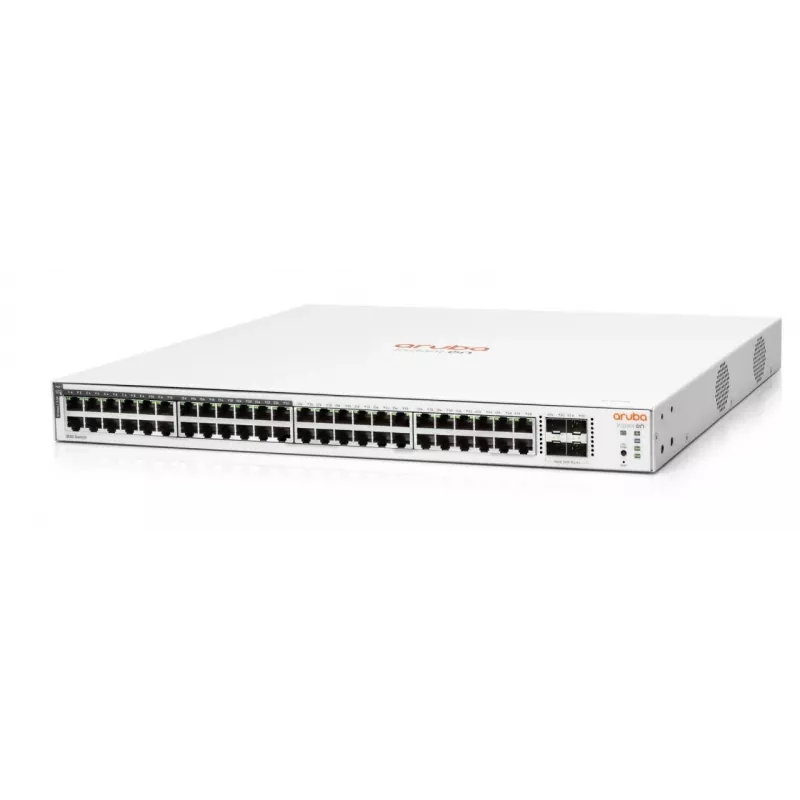 HPE Aruba Networking Aruba Instant On 1830 48G 24p Class4 PoE 4SFP 370W Hallatav L2 Gigabit Ethernet (10/100/1000) Toide Etherneti kaudu (PoE) 1U