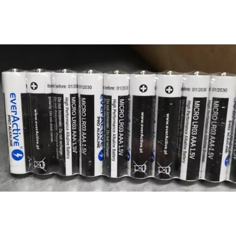 Ühekordne leelispatarei everActive LR0310PAK AAA 1,5 V 1250 mAh pakis 10 tk