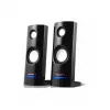 2-suunaline juhtmega arvutikõlar Audiocore AC860, 2.0 kanalit, 4 W RMS, USB-toide, 3,5 mm sisend, must