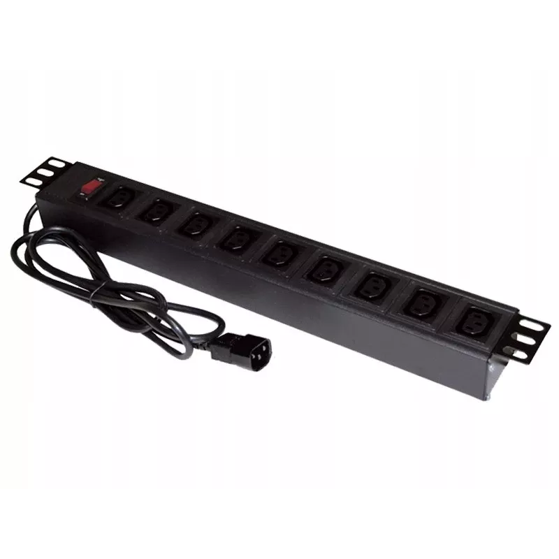 ALANTEC 19-inch Võimsus Strip - 9 Sockets UPS - UPS-C14-Plug (PZ010)