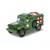 Ehitusmänguasi Cobi Dodge WC-54 Kiirabi mudel 2257 1:35 mõõtkavas ehituskomplekt