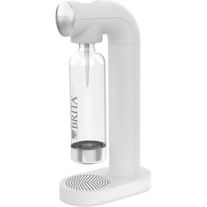 Saturator bottle BRITA SodaONE Valge — bottle, 60 L performance, BPA-free, 450×129×240 mm