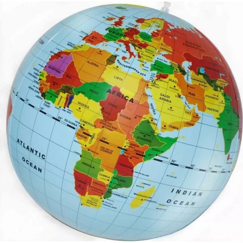 Globe Ball 50 cm, MG DYSTRYBUCJA — maailmakaardi kujundus, mudel C019