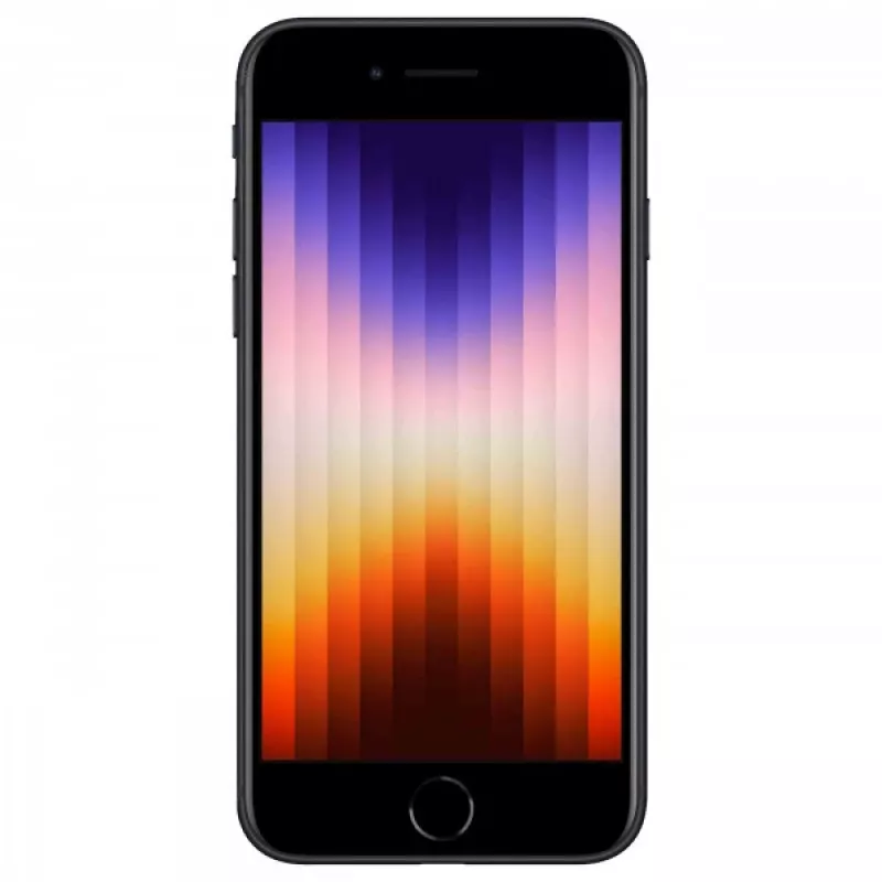 iPhone SE 2022 128GB Dual-SIM Midnight 11,94cm 4,7tolline IPS LCD ekraan iOS 15. 12MP kaamera