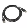 Lanberg CA-USBE-10CC-0050-BK USB-kaabel 5 m USB 2.0 USB A must (CA-USBE-10CC-0050-BK)