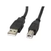 Lanberg CA-USBA-11CC-0050-BK USB-kaabel 5 m 2.0 USB B must (CA-USBA-11CC-0050-BK)