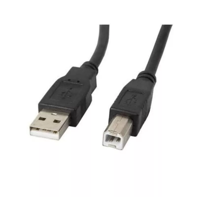 Lanberg CA-USBA-11CC-0050-BK USB-kaabel 5 m 2.0 USB B must (CA-USBA-11CC-0050-BK)