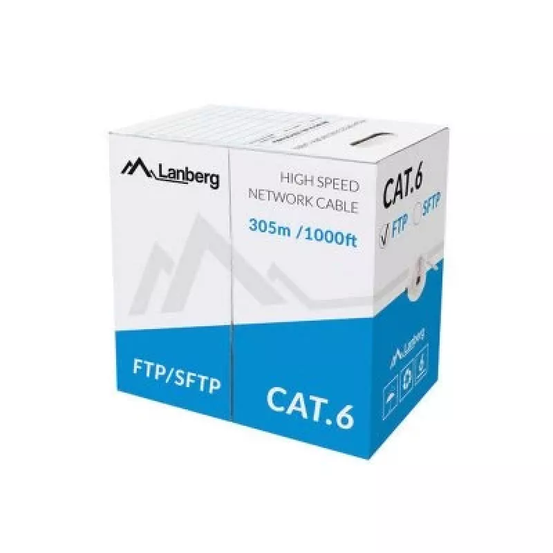 Lanberg LCS6-11CU-0305-S võrgukaabel hall 305 m Cat6 SF/UTP (S-FTP)
