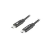 LANBERG USB-C to USB-C kaabel CA-CMCM-40CU-0018-BK — USB 2.0, 1,8 m, must