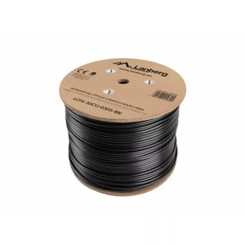 Võrgukaabel Lanberg LCF6-30CU-0305-BK RJ45 Cat6 305 m Must