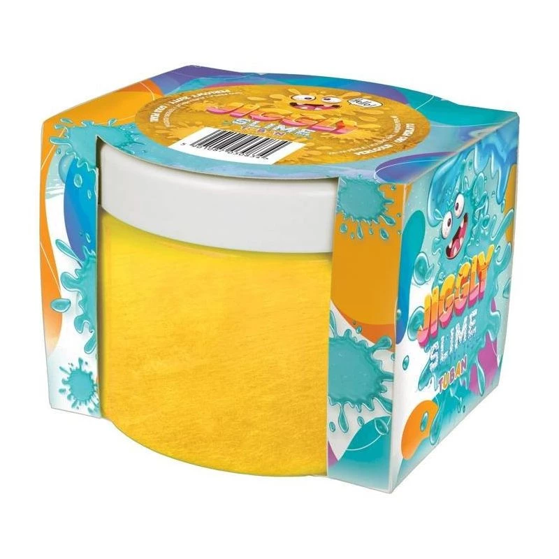 TUBAN Jiggly Slime kuldne pärl 500 g TU3596 — sensoorne slime mängimiseks ja stressi leevendamiseks