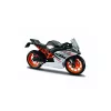 Survevalatud Maisto mootorrattamudel KTM RC390 1:18 skaalal koos esitlusalusega