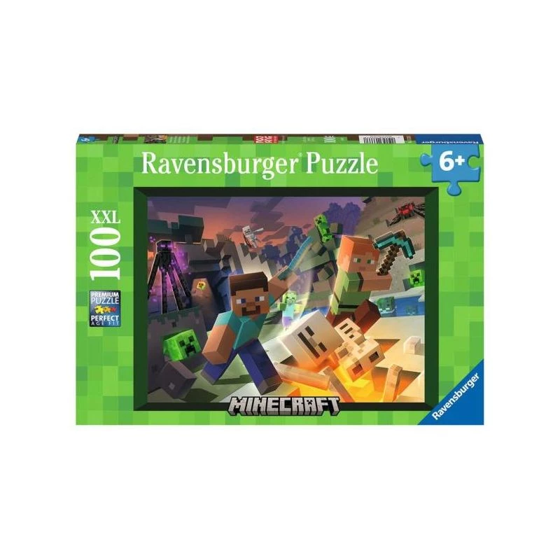Pusle Ravensburger Minecraft 100 tk Videomäng
