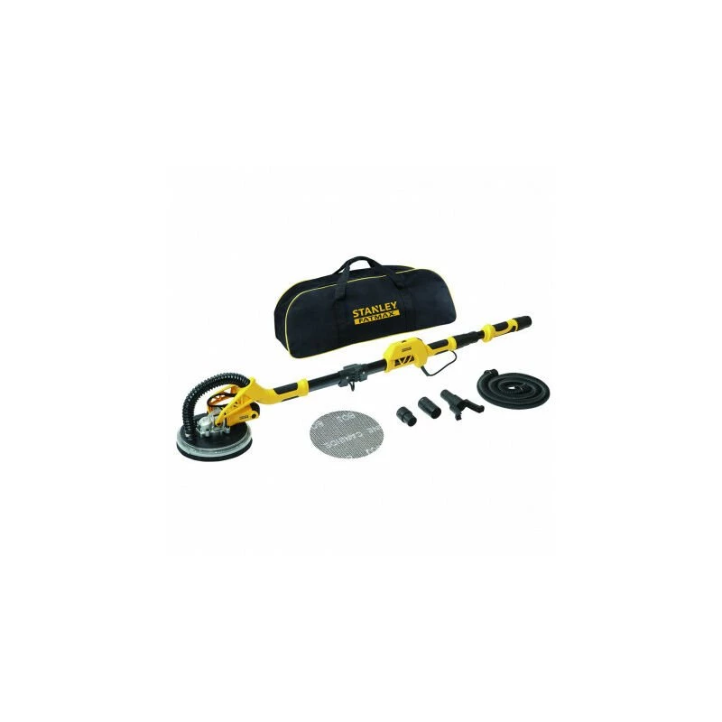 Kettalihvmasin STANLEY SFMEE500S 750 W, reguleeritav kiirus, teleskoopkäepide, pehme käepide, must/kollane