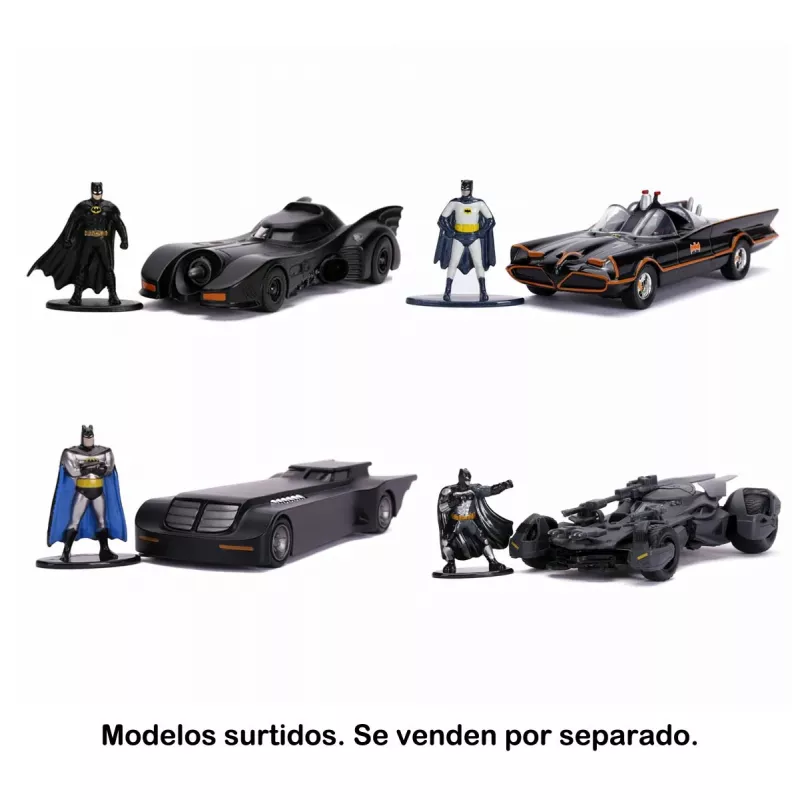 Jada Batman Batmobile 1:32 metallauto kujukesega, erinevad mudelid