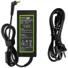 Toiteadapter roheline Cell AD01P — 60 W, 19 V 3,42 A, siseruumides kasutatav sülearvuti toiteallikas, must